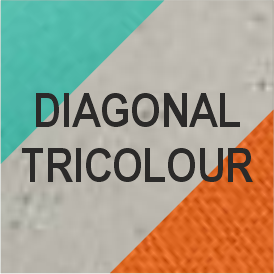 Diagonal Tricolour